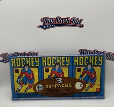 1979 Topps Hockey Wax Pack Tray See Pics And Description