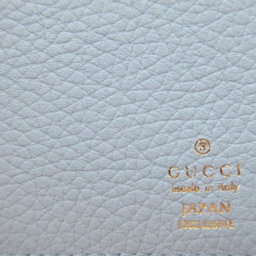 Gucci Python Leather Blue Bifold Wallet Women Unu… - image 9