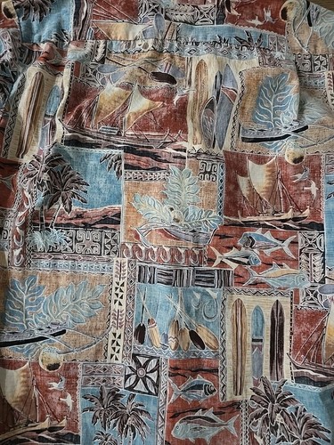 RJC camicia hawaiana uomo taglia grande floreale vintage - Foto 5 di 6
