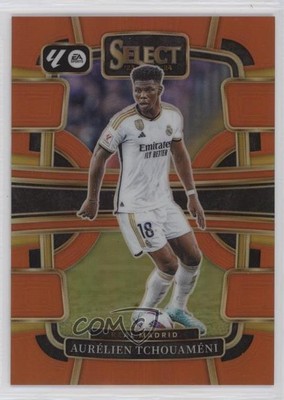 2023-24 Panini Select La Liga Terrace Orange Prizm /49 Aurelien Tchouameni #67