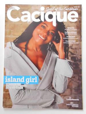 INFLIGHT MAGAZINE CARIBBEAN AIRWAYS 2026 ROUTE MAP FLEET INFO SEAT GUIDE