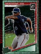 2025 Donruss Jarlin Susana #140 Optic Circles Washington Nationals 32B