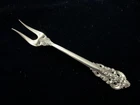 Wallace Grande Baroque Sterling Silver Pickle / Olive Fork 5 1/2" NO MONO