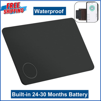 Slim GPS Wallet Tracker, Credit Debit Card Size, Waterproof, 24-30 Month Battery