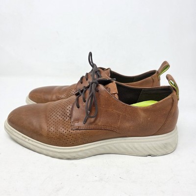 Ecco St.1 Hybrid Lite Mens Size 8 Brown Casual Classic Lace Up Oxford Shoes