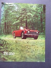Triumph Tr-250 Advertisements Ready To Frame