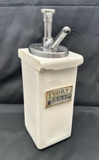 IVORY SOAP PROCTER & GAMBLE CERAMIC DISPENSER 14" TALL ANDERSON SHEET METAL 640