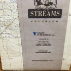 Vivid Publishing Streams Of Colorado Map Size 38.5”x53.5” All The Streams In CO — photo 2