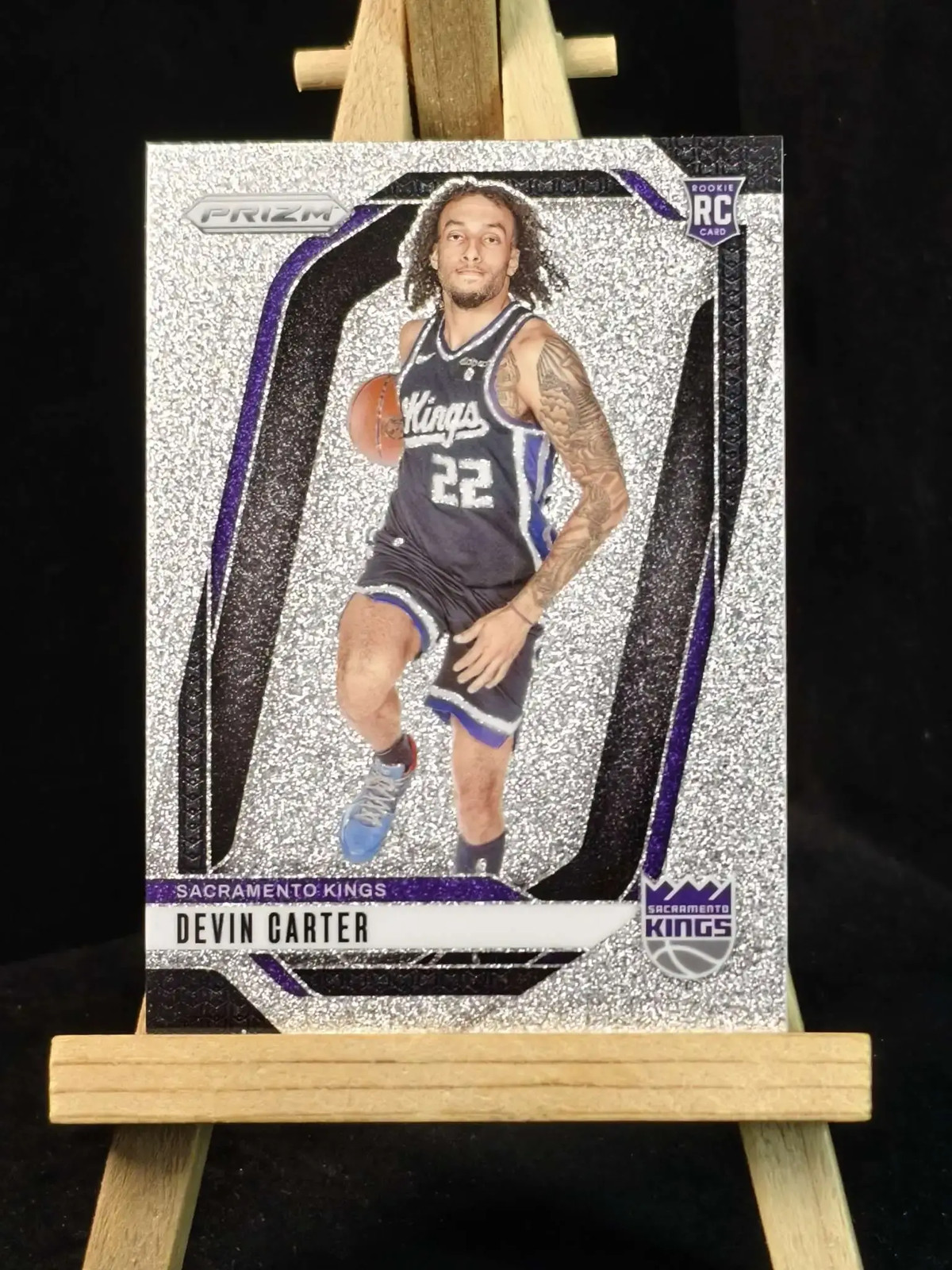 2024 PANINI PRIZM WHITE SPARKLE #231 DEVIN CARTER ROOKIE RC SP FP50