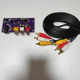 Japan NEW Famicom AV Mod Kit Late Model Ver2.2 3D Surround Audio OEM AC Adapter