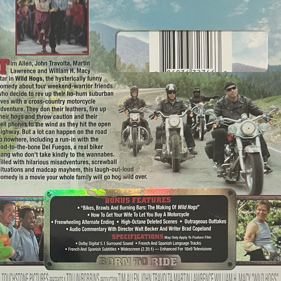Wild Hogs (DVD, 2007) Widescreen Edition - NEW SEALED - Image 3 of 3