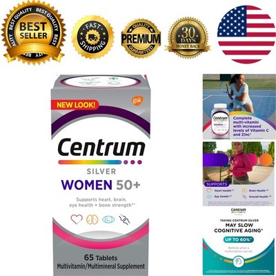 Silver Women's Multivitamin 50 Plus   65 Ct, Supports Memory & Cognitive Health
