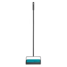 BISSELL EasySweep Compact Manual Sweeper, Cordless, Turquoise 