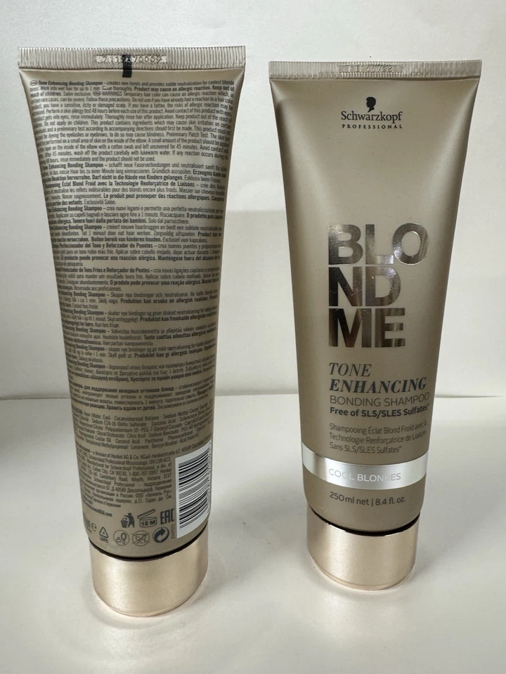 2 Pack -- Schwarzkopf Prof BlondMe Tone Enhancing Shampoo Cool Blondes 8.4 fl oz - Image 3 of 3