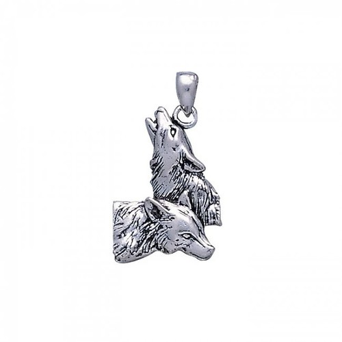 HARMONY BOLA Pendentif Loup en Argent Sterling 925 Collier Viking Bijoux Animaux Cadeau d'anniversaire pour Femme Fille