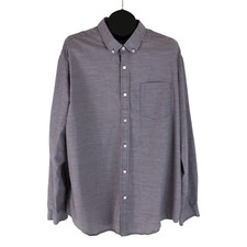 Eddie Bauer Classic Fit Button Down Shirt Men's 2XL Long Sleeve Cotton