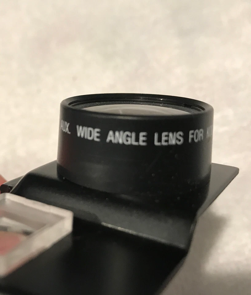 Juego de lentes auxiliares focales de colección teleobjetivo y gran angular para cámaras de disco Kodak Foto 2 de 3