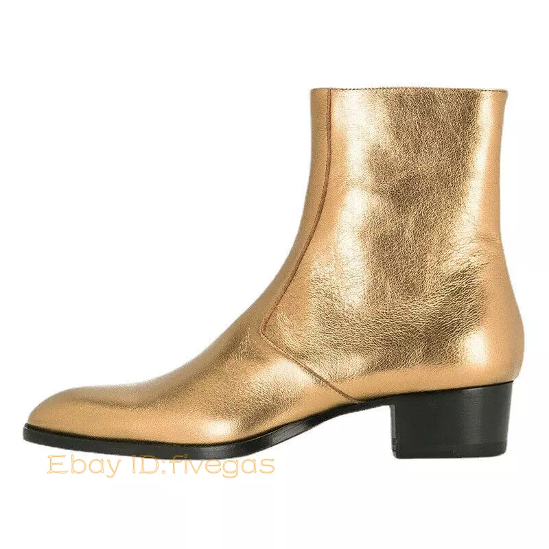 Mens clearance gold boots