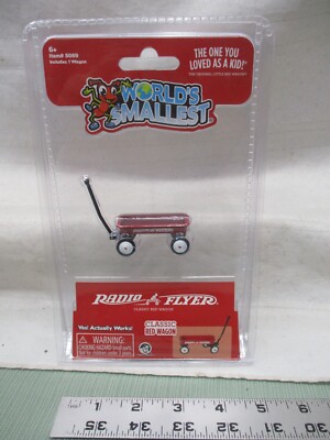 World's Smallest Radio Flyer Classic Red Wagon 2022 Miniature Toy Part