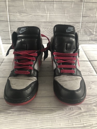 Nike Dunk trainers High Size 5.5 Premium Pink Black Silver Glitter 454054-060 - Picture 5 of 11