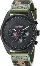Caravelle New York by Bulova Men's Wristwatch 45B123 NIB Chronograph Analog