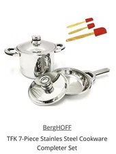 BergHOFF TFK 7-Piece Stainles Steel Cookware Completer Set