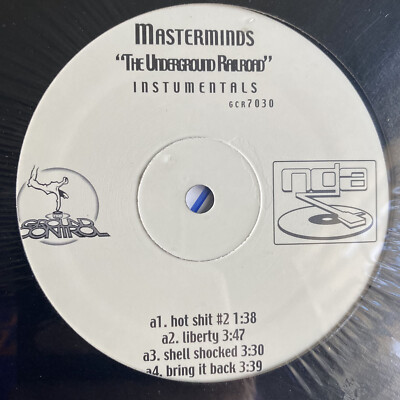MASTERMINDS - THE UNDERGROUND RAILROAD (INSTRUMENTALS) (VINYL 2LP)  2000!!  RARE
