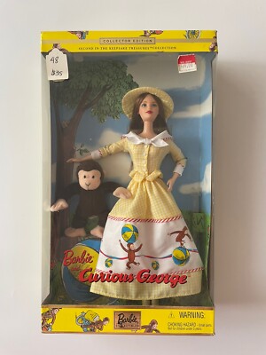 Barbie 2000 Barbie and the Curious George Made in Indonesia x