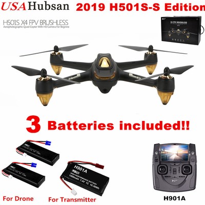 hubsan x4 fpv brushless h501s standard edition