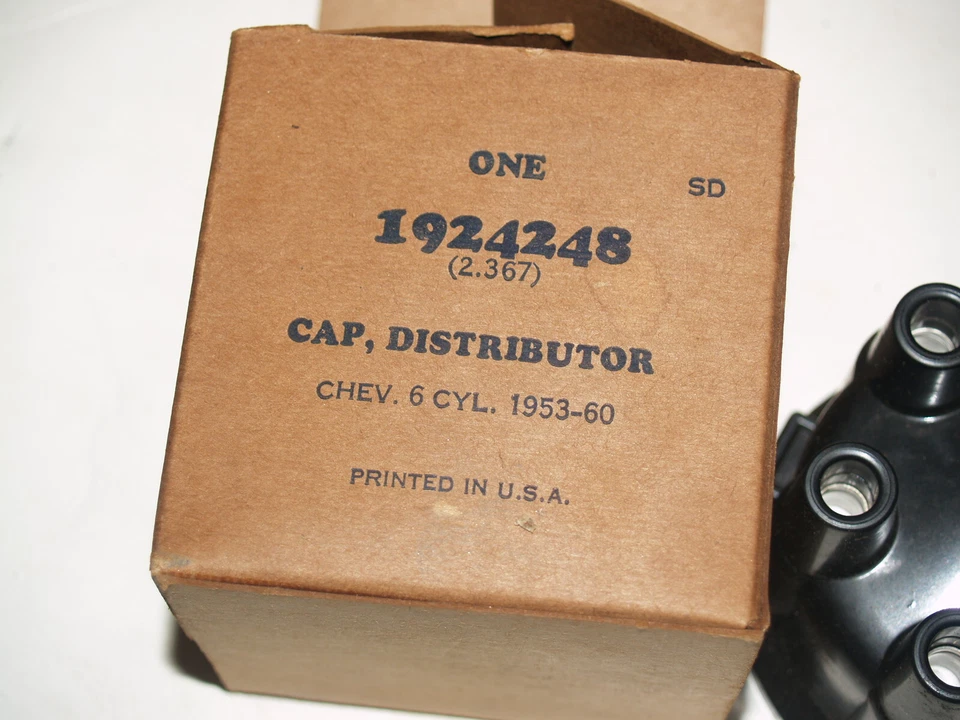 Tapa de encendido distribuidor NOS para Chevrolet 6 cilindros 1953-1960 Foto 2 de 4