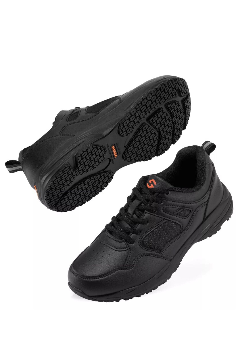 HISEA Men's NonSlip Work Sneakers Health Care & Food Service Shoes