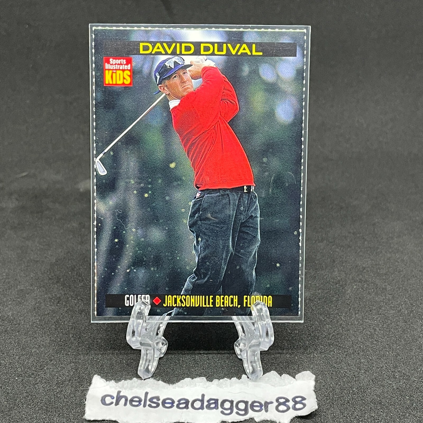 David Duval 1999 Sports Illustrated SI for Kids #809 Series 4 NM/Mint!