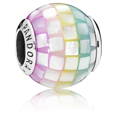 Brand Authentic 100% 925 ALE Rainbow Mosaic Charm 797183MPR