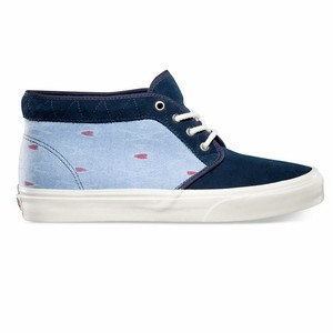 vans chukka boot blue