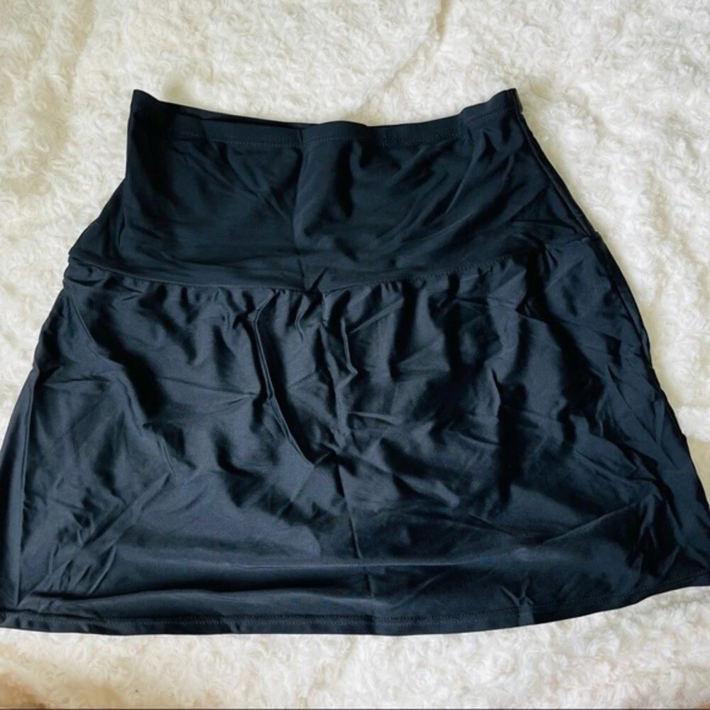 St john's bay best sale high waisted swim skirt