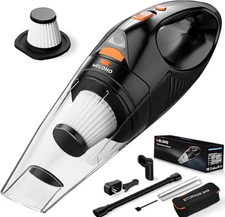 Powerful Car Vacuum Cleaner, Portable Wet & Dry Handheld Strong Suction Cleaner