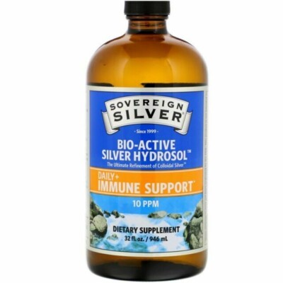 Sovereign Silver Bio-Active Silver Hydrosol Daily Immune Support 473ml Flasche