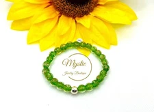 Mystic Firefly Bracelet Lampwork Glass beads Glow in the Dark *FREE SHIPPING*