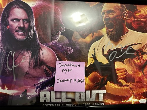 All Elite Wrestling (AEW) Autographed All Out Matchup Monday Poster - Picture 2 of 6