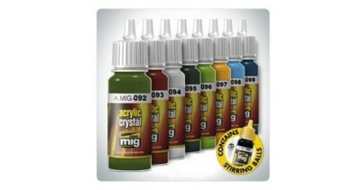 AMMO by MIG Jimenez  Acrylic Crystal Acrylic colors 17ml - select any color