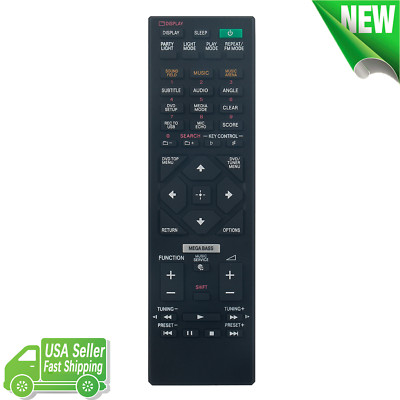 New RMT-AM340U Remote Control  Replaced for Sony Audio System MHC-V90DW MHCV90DW