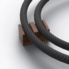 Wooden HiFi Cable Bracket Cord Stand Holder Trestle Anti-Shock Absorber Pad