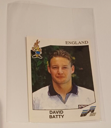 Image Sticker Cromo n°104 David BATTY England UEFA EURO 92 Suède PANINI ...