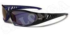 X Loop Sunglasses Wrap Around Plastic Frames Oval Lenses Sport Baseball For Men.