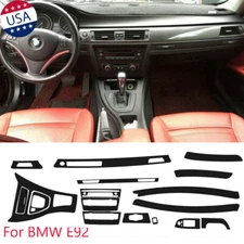 5D Reflective Carbon Fiber Interior Vinyl Decal Trim Fit 06-13 BMW 3 Series E92