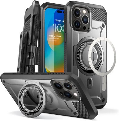 SUPCASE for iPhone 14 ProMax 6.7'' Compatible MagSafe Rugged Kickstand Case Cover