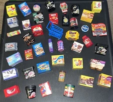 Shopkins Mini Brands Lot Of 43 Pieces Shopping Cart Many Different Items