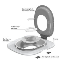 Fifth Generation Cat and Dog Toilet Training Artifact Squatting Toilet Pet Toile