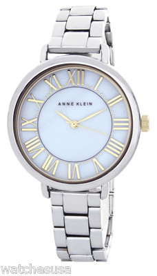 Anne Klein Women\'s Bracelet Watch Mother Of Pearl Dial With Silver Tone Anne Klein New York Mother of Pearl Quartz Women main image 4