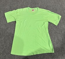 vintage nike t shirt mens medium Made In USA Single Stitch Like Green 122